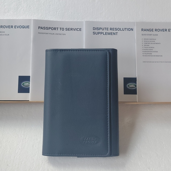 Land Rover Range Rover Evoque Owner's Handbook  Navy - Picture 5 of 8